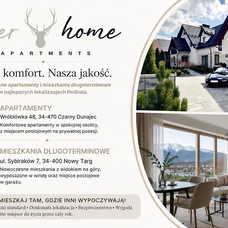 Appartement Deerhome Czarny Dunajec